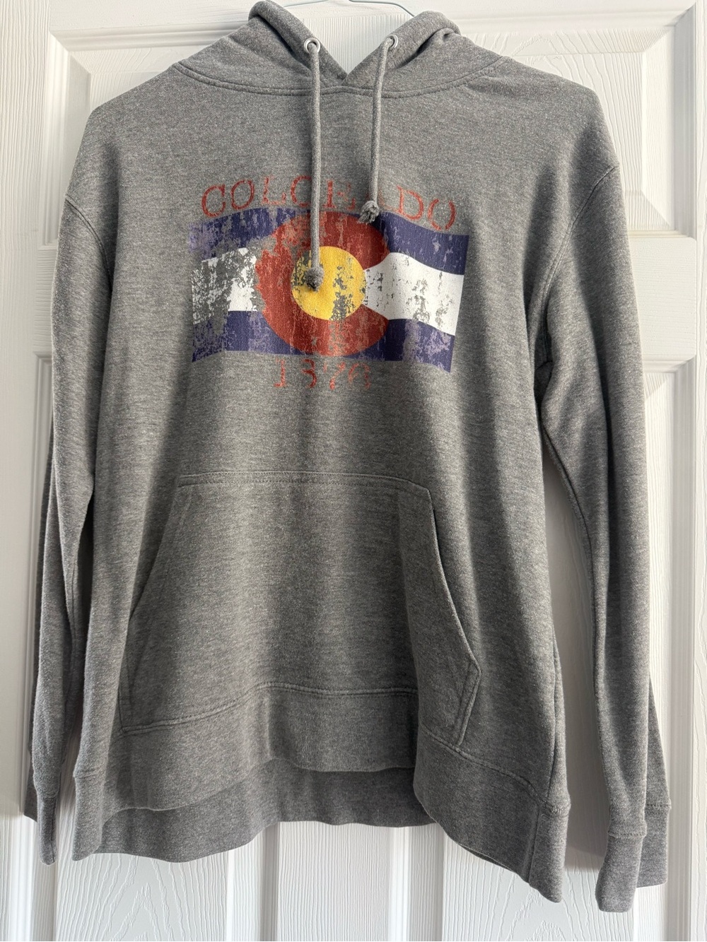 Gray Colorado Graphic Hoodie - Women's Pullover Sweatshirt